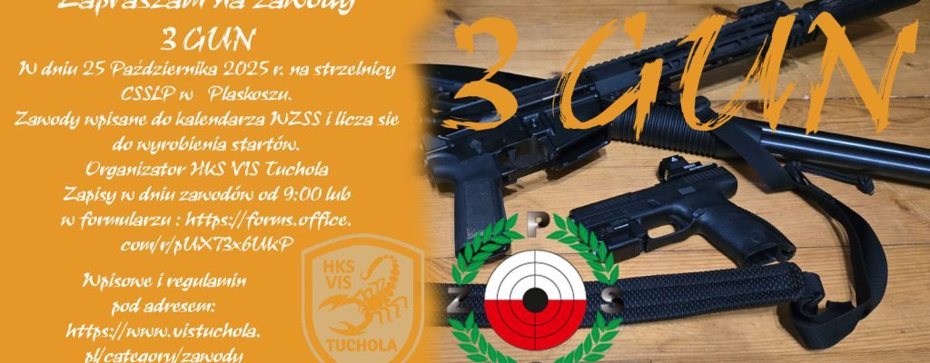 Zawody 3GUN — 25.10.2025