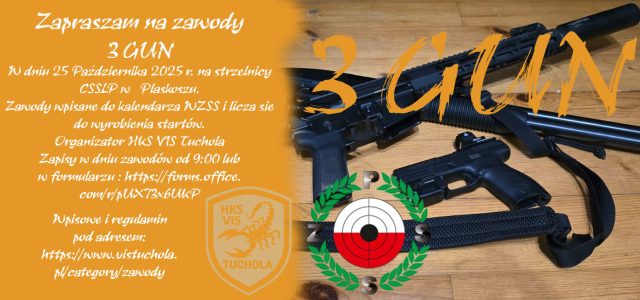 Zawody 3 GUN 25.10.2025r.